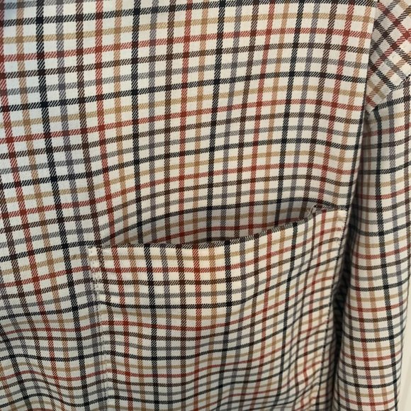 Van Heusen Long Sleeve Button Down Dress Shirt Plaid Size Large 16-16.5 - Picture 4 of 10